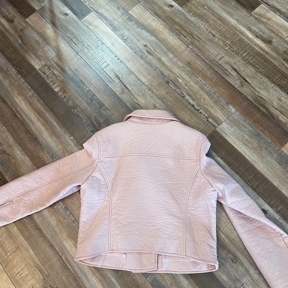 Light pink Belle Sky leather jacket size XL